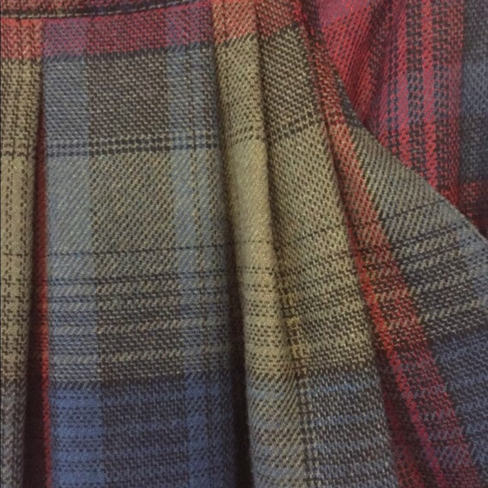 Vintage Michelle Stuart plaid skirt